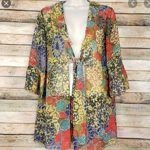 Cabi Shakespeare Tie Front Tunic